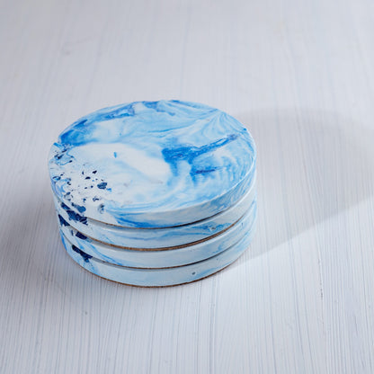 Posavasos "SPICY Blue" - Set de 4