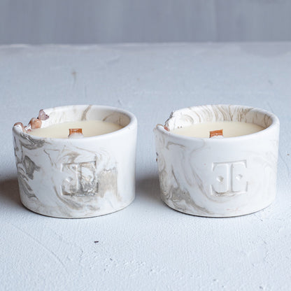 Colección "Sun and Fig" Midi - Set 2 Velas Mediterráneas