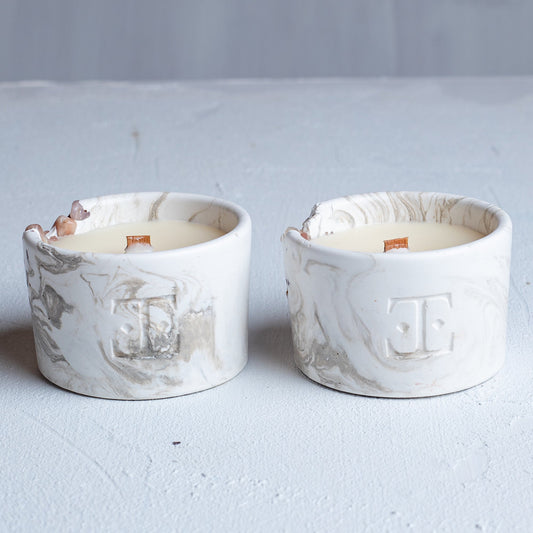 Colección "Sun and Fig" Midi - Set 2 Velas Mediterráneas