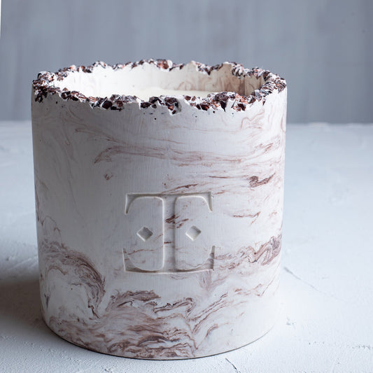 Vela "Mocha Dreams" Luxury con Cristales - 1.2kg