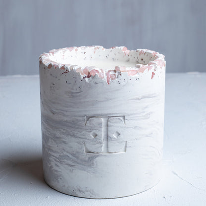 Vela "SILVER Glow" Grand con Cristales - 750g