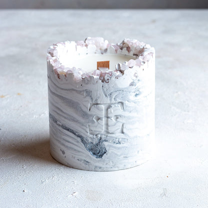 Complete Silver Glow Collection with Rose Quartz - Handcrafted Luxury Set
