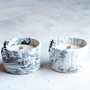 Colección "Black Rose" Midi - Set 2 Velas Aromáticas