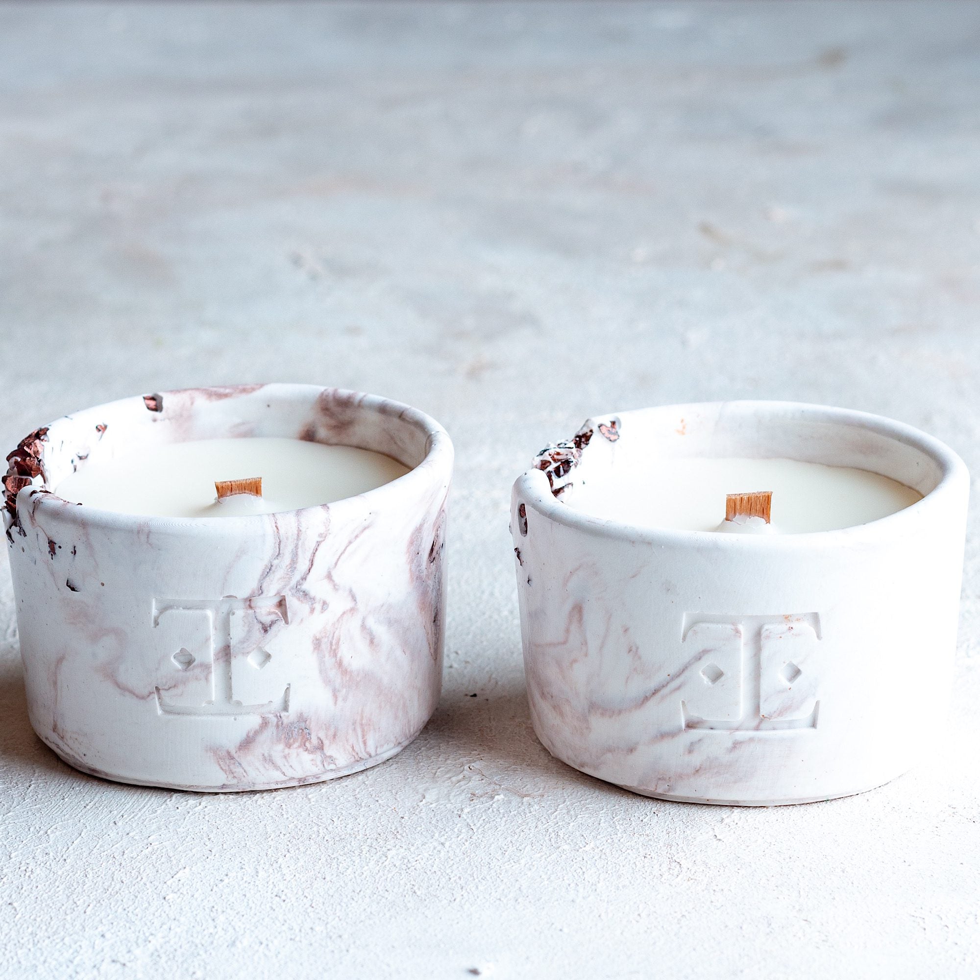 Colección "Mocha Dreams" Midi - Set 2 Velas Aromáticas
