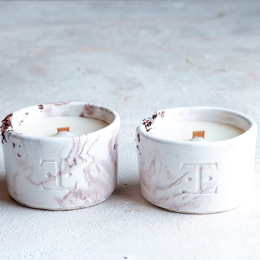 Colección "Mocha Dreams" Midi - Set 2 Velas Aromáticas