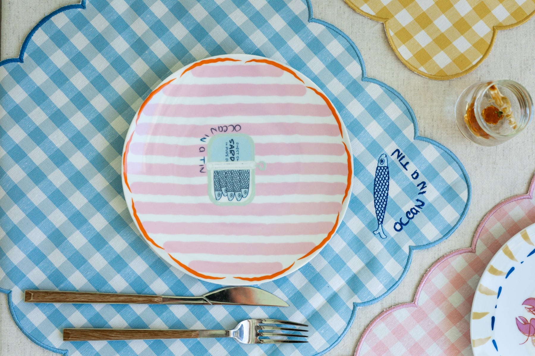 Sardinia Dessert Plate - Bon Appétit Collection