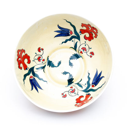 Ottoman Garden Bowl - Gold Slip That Defies Convention