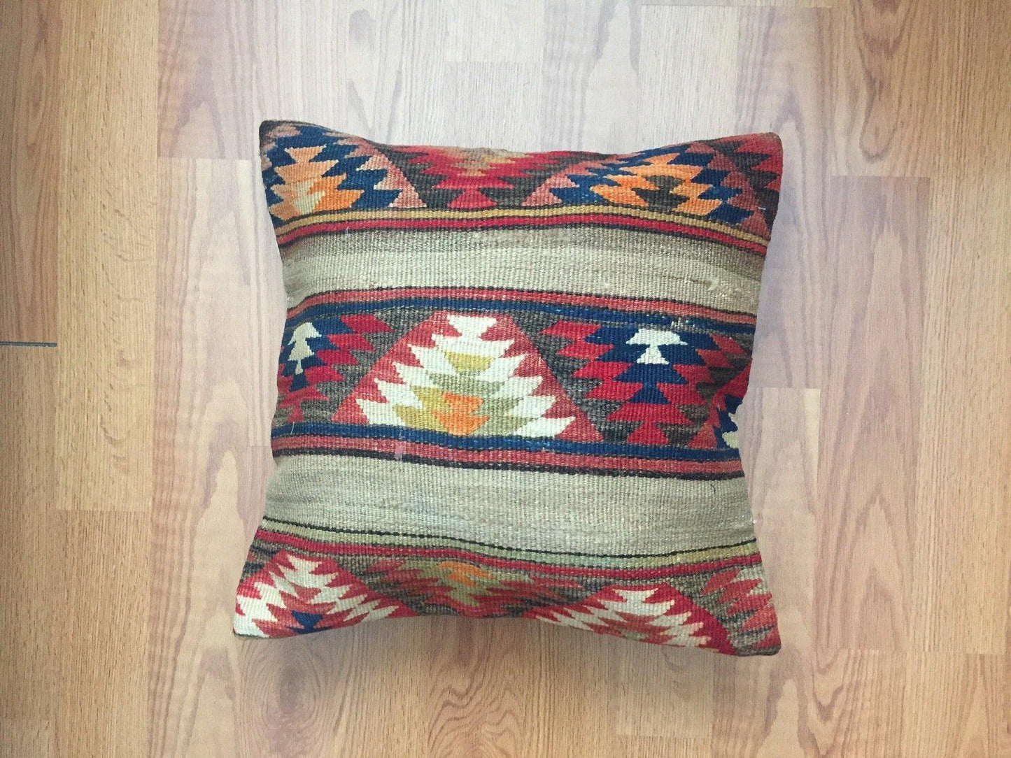 Funda de cojín Kilim vintage 50X50