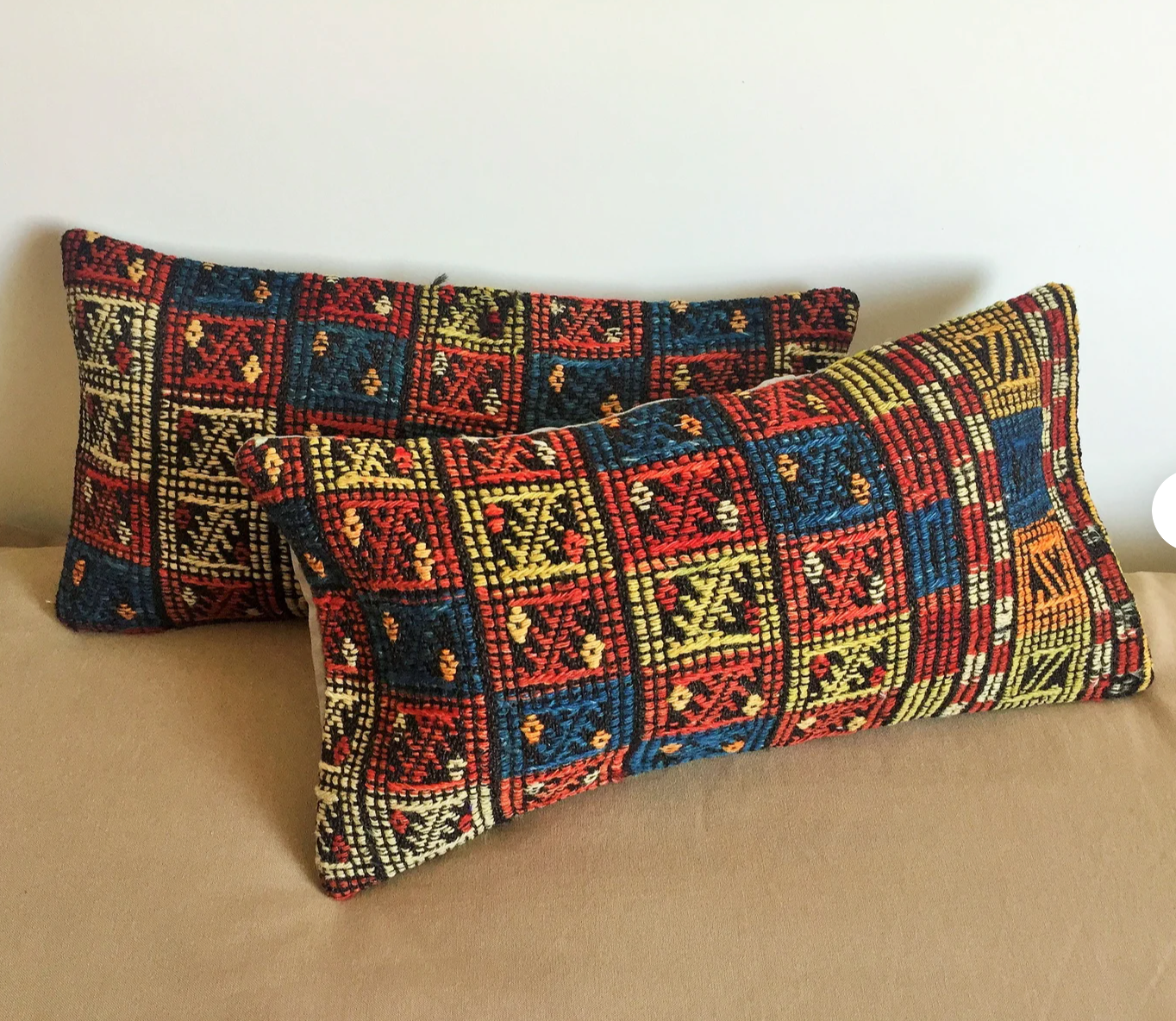 Kilim pillowcase set