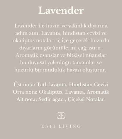 Colección "Lavender" Midi - Set 2 Velas Terapéuticas