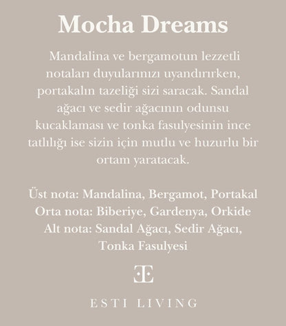 Colección "Mocha Dreams" Midi - Set 2 Velas Aromáticas