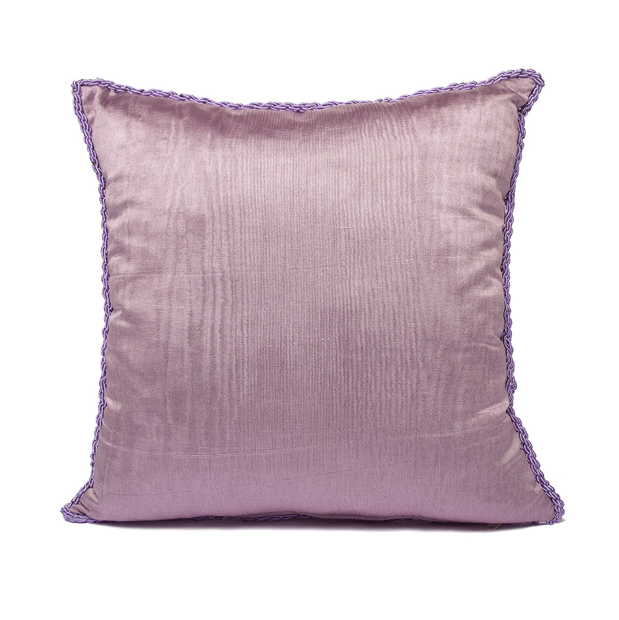 Funda de Cojín Kutnu Lila Bordado - Delicadeza Imperial Tejida en Refinamiento Sublime