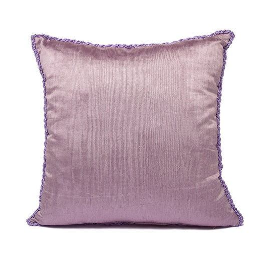 Funda de Cojín Kutnu Lila Bordado - Delicadeza Imperial Tejida en Refinamiento Sublime