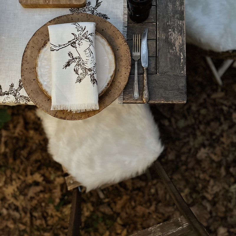 Set of 6 Deer Napkins