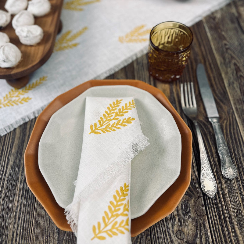 Set de 6 Servilletas Rosemary - Lino Botánico Premium