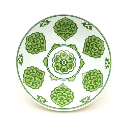 Turkish handmade ceramic bowls with Rumi design – Unique piece from İznik