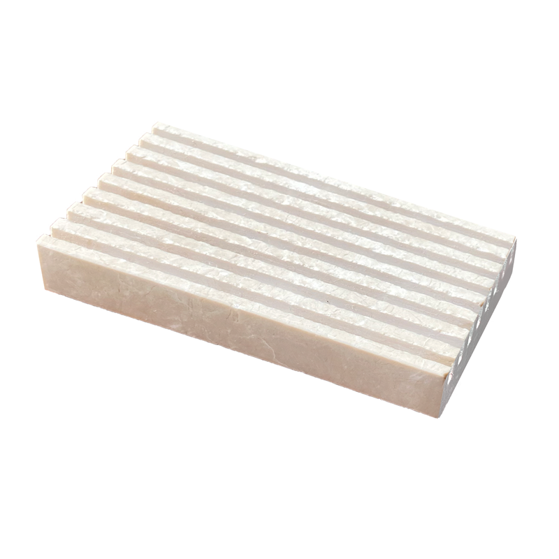 Jabonera S1B - Sostenibilidad Elegante en Mármol Beige