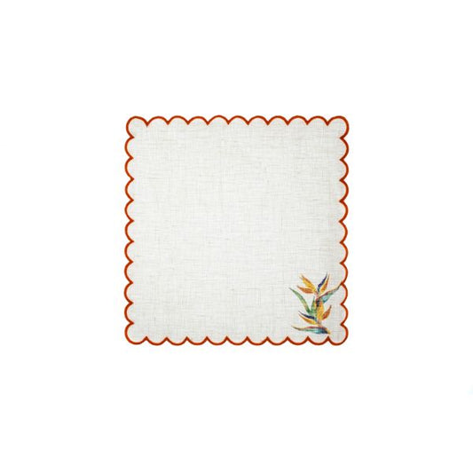 Set 4 Servilletas Estrella Miami - Diseño Tropical Mediterráneo