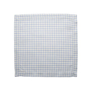 Sole Collection – Set 4 Servilletas Azul y Blanco - Lino Suave 40 x 40 cm