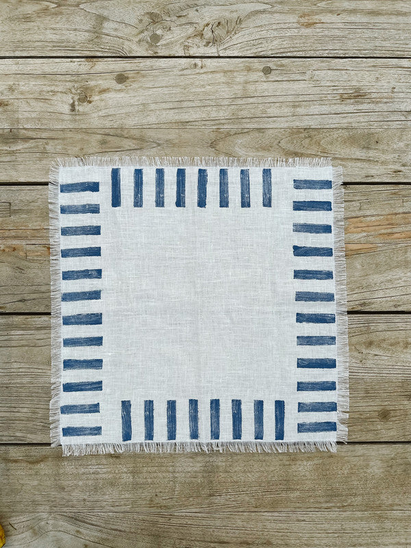 Set De 6 Servilletas Linea - Diseño Contemporáneo en Lino Natural