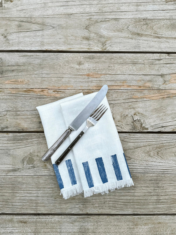 Set De 6 Servilletas Linea - Diseño Contemporáneo en Lino Natural