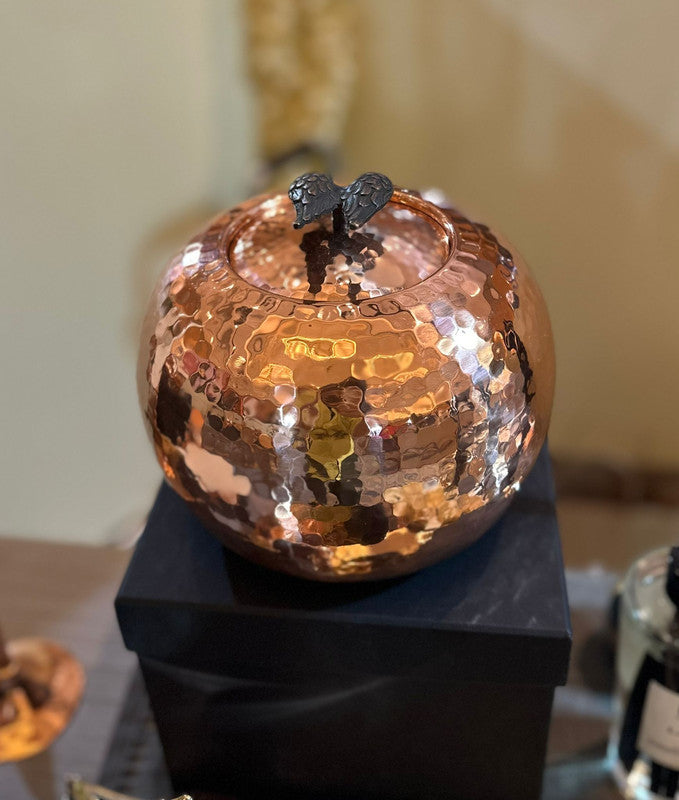 Jarrón Rose en Cobre Artesanal Mediterráneo