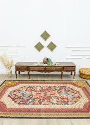 Eyvind Colorful Handwoven Karabagh Kilim Artesanal Natural Wool 194x296cm – Origen Sostenible