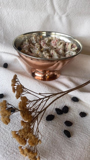 Bowl Elevado De Cobre Y Estaño - Elegancia Que Se Eleva Por Encima De Lo Común