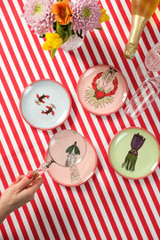 Set of 4 Turkish Porcelain Appetizer Plates 21cm - I Believe in Good