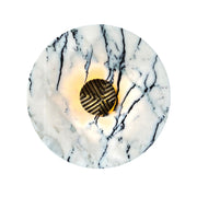 Aplique De Pared Art Déco en Mármol Y Latón Grande - Edición Exclusiva