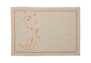 "Melody" Placemat Natural Linen - Textile Poetry