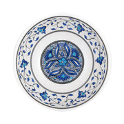 Bowl De Azulejos Turcos Babanakkaş Y Espirales  Azul Marino- Pieza Exclusiva