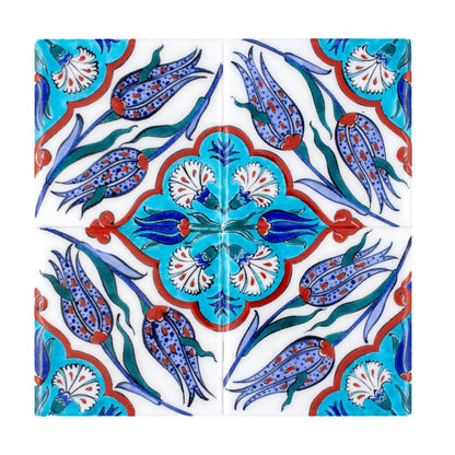 Set of 4 Tulip Coasters - Small Functional Masterpieces