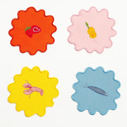 Bon Appétit Cocktail Napkins - Set of 4