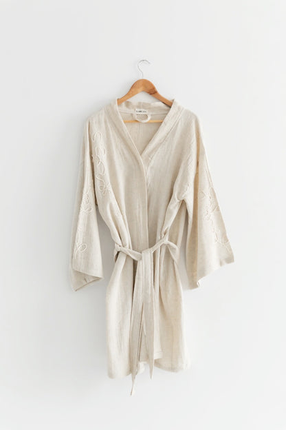Minimalist Kimono "Pure Infinity" - Handcrafted Elegance