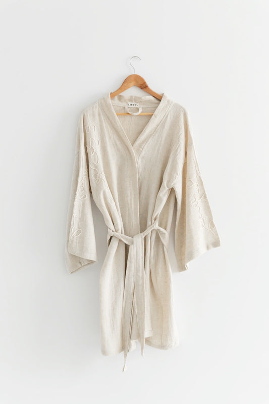 Minimalist Kimono "Pure Infinity" - Handcrafted Elegance