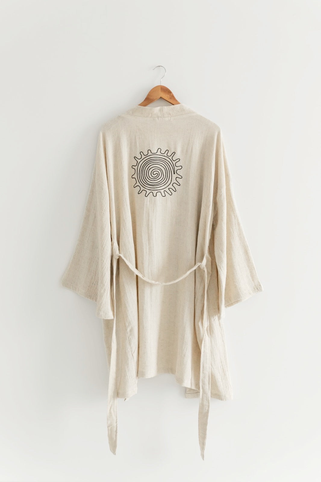 Premium Kimono "Spiral of Life" - Symbol of Transformation