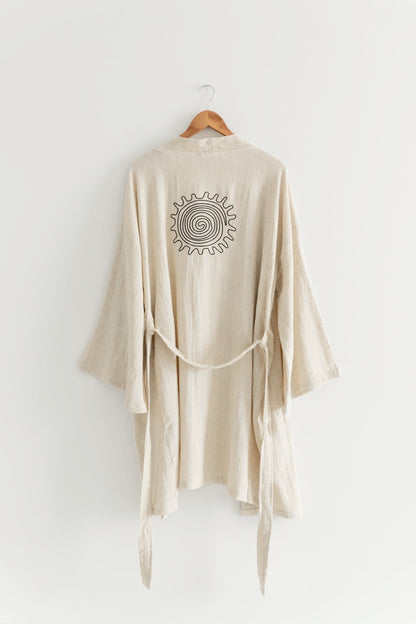 Premium Kimono "Spiral of Life" - Symbol of Transformation