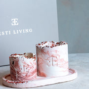 "Copper Charm" Collection with Crystals - Candle Set