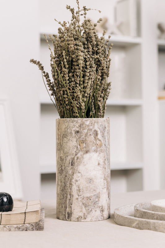 Lunar Silver Vase Holder - Floral Elegance That Reflects the Soul