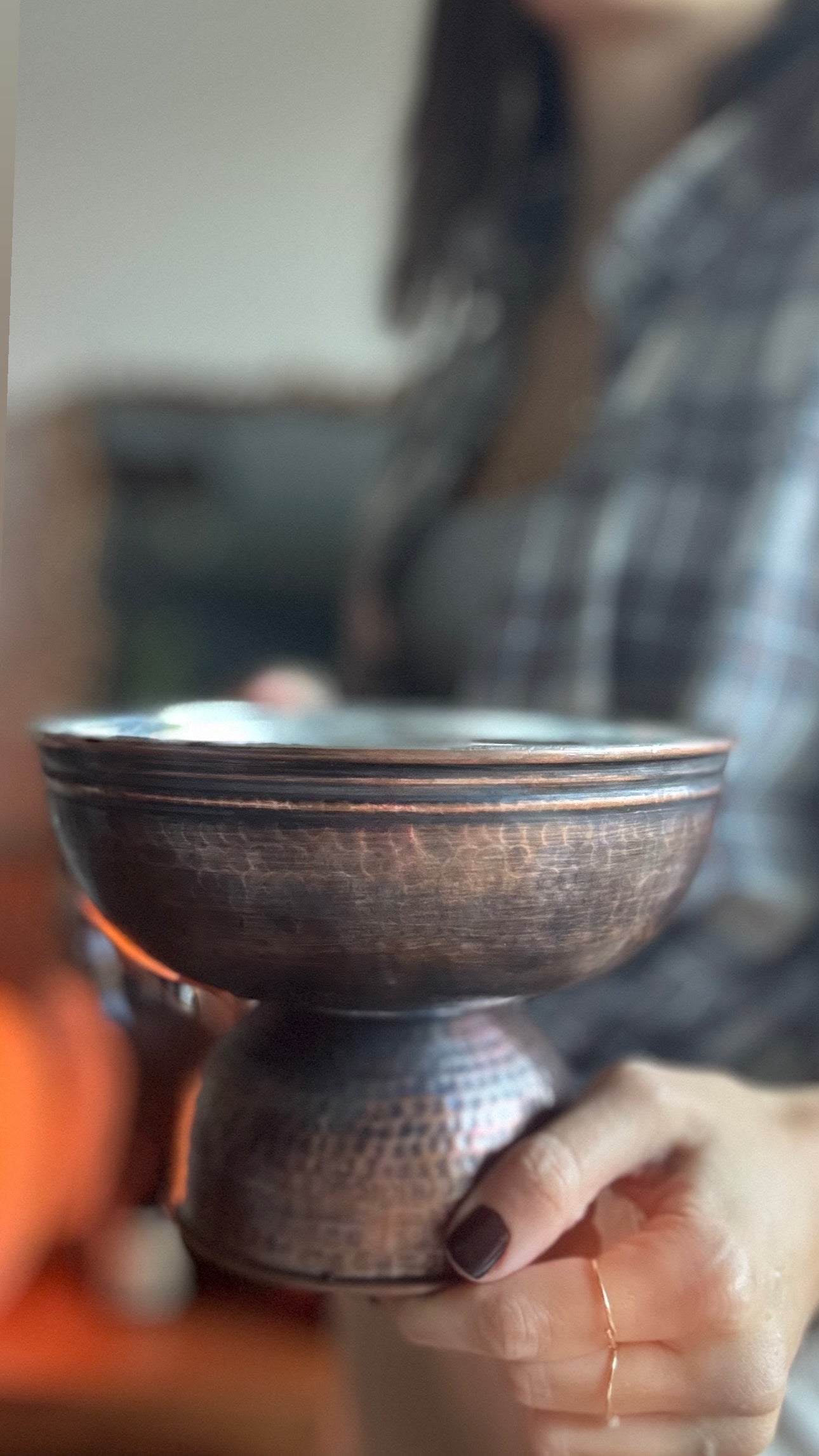 Bowl Gordito Elevado De Cobre - Diseño Que Abraza La Personalidad Única