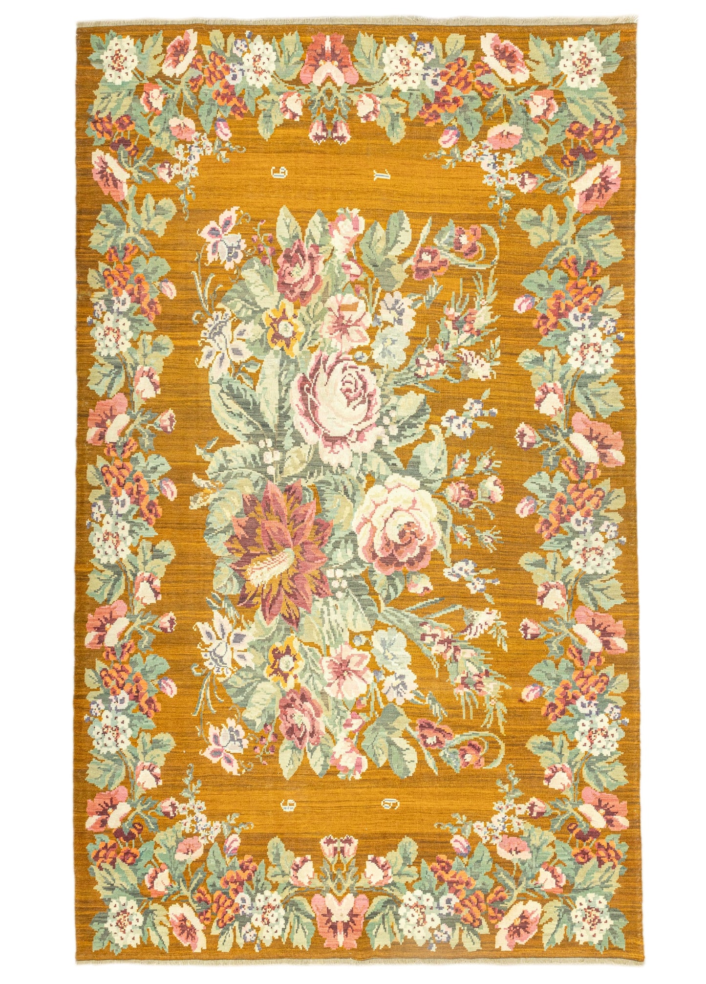 Lova Handwoven Karabagh Kilim Artesanal Natural Wool 224x324cm – Origen Sostenible