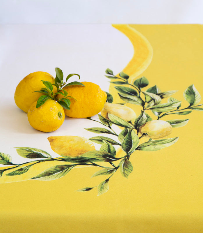 Mantel Lemmon XL - Diseño Mediterráneo Antimanchas