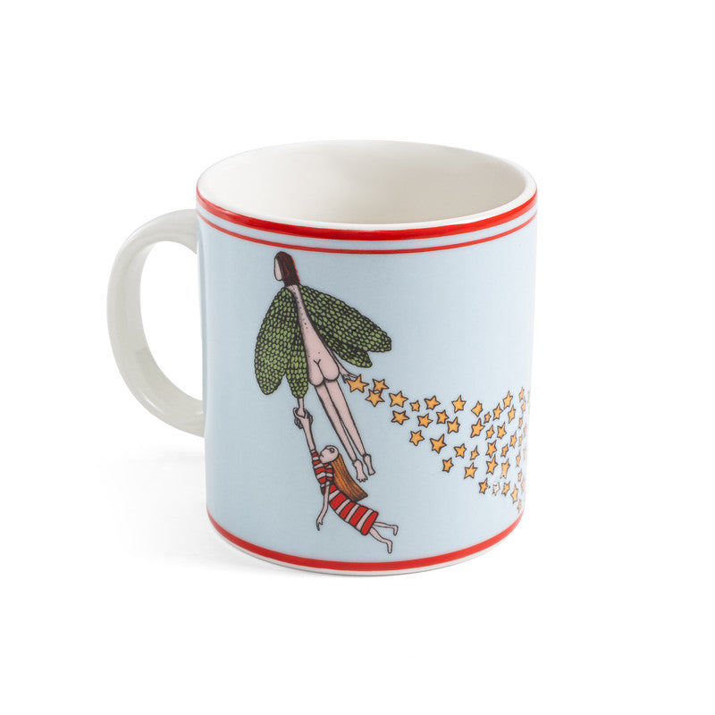 Set De 2 Tazas Con Ángel De Porcelana Turca 200ml - I Believe in Good