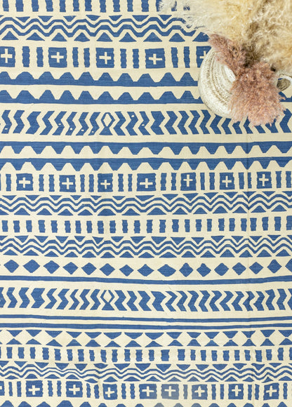 Zenge Primitive Design Wool Kilim Artesanal Natural Wool 231x311cm – Origen Sostenible