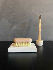 Jabonera S1B - Sostenibilidad Elegante en Mármol Beige