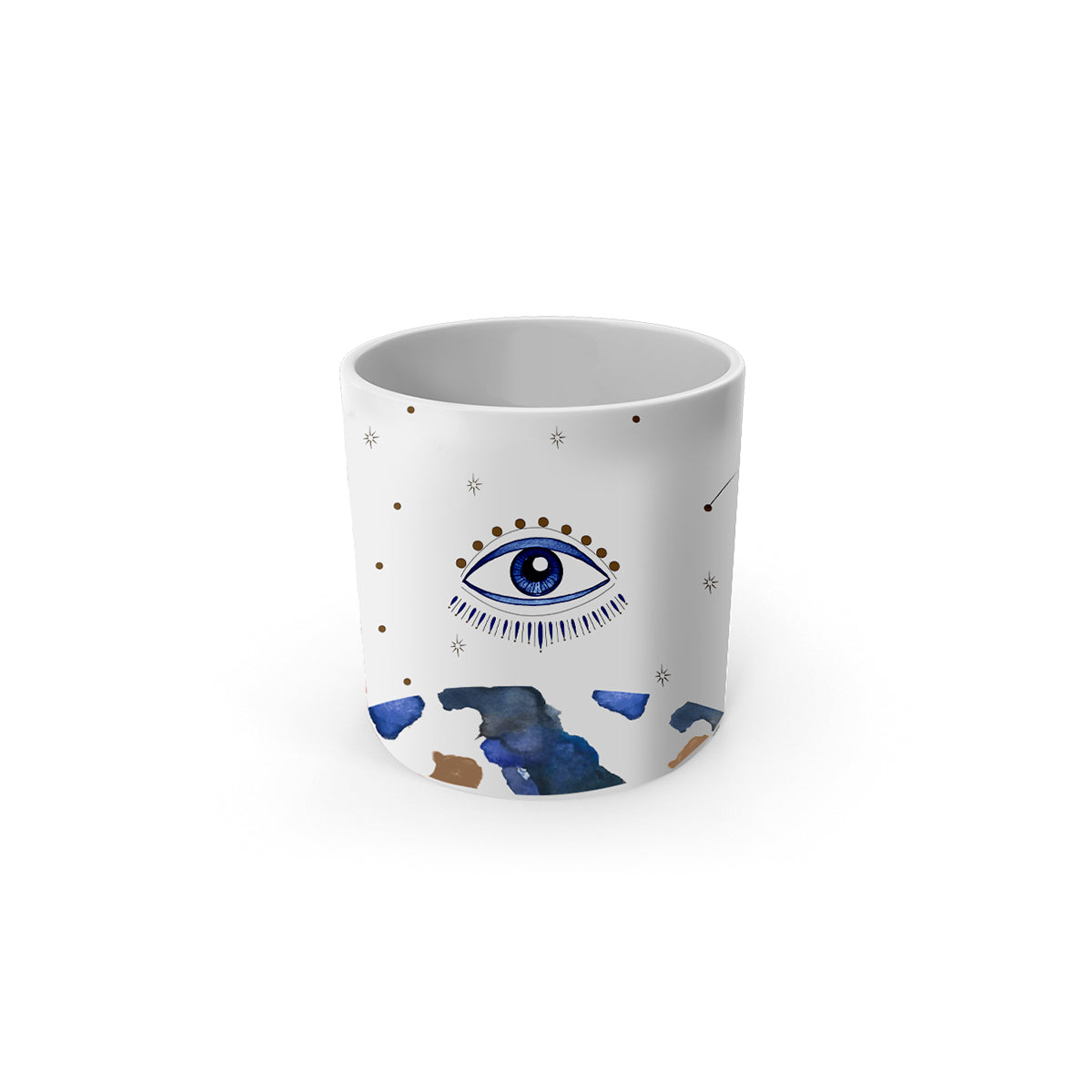 Spirit Eye – Taza Sin Asa -300 ml - Porcelana con Oro 24K
