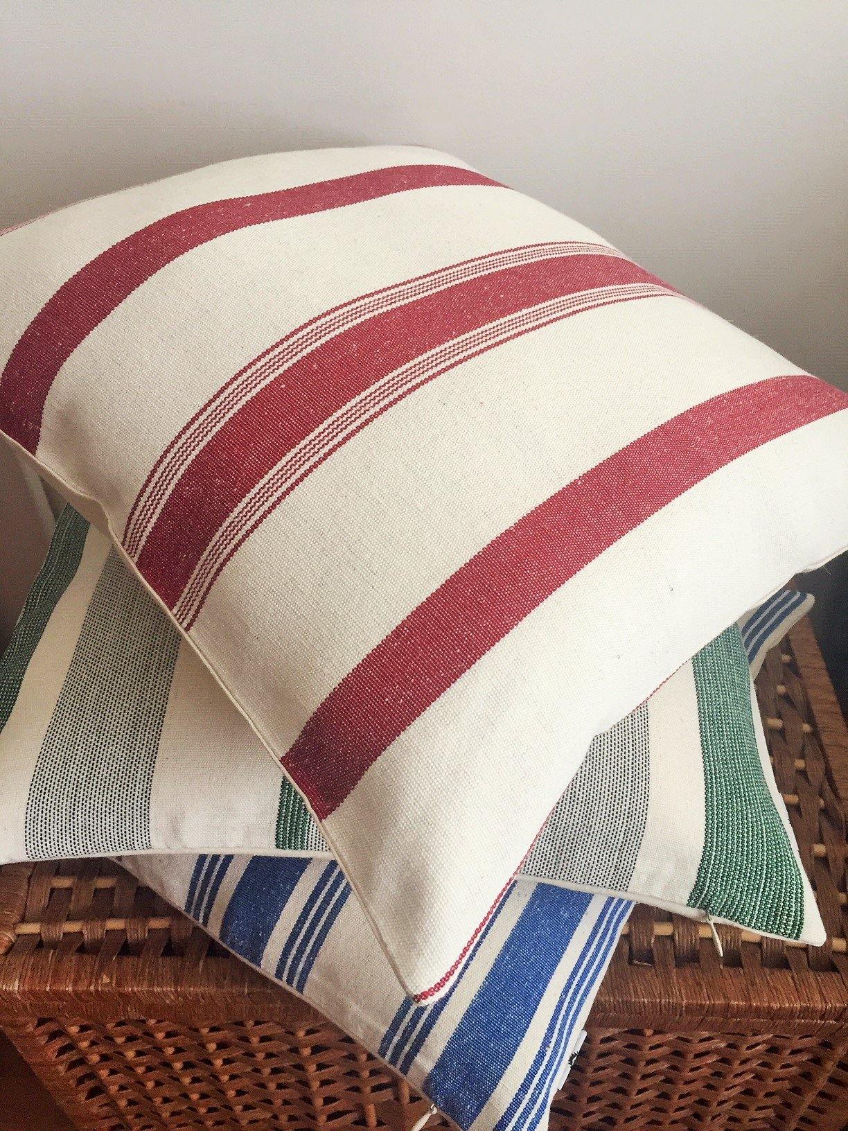 Striped pillow