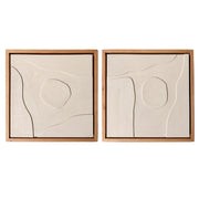 Set De Arte en Marco De Madera – Diseño Sol Y Luna