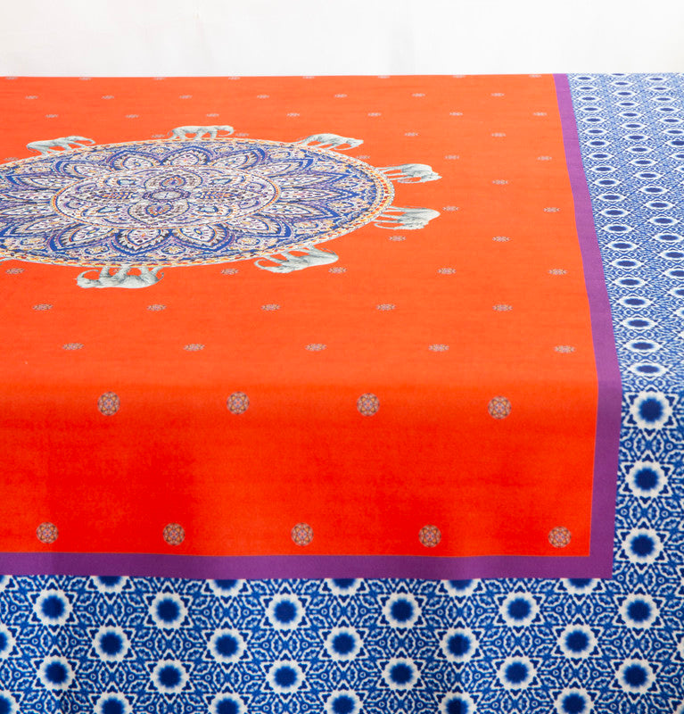 Mantel Taj Mahal Antimanchas - Elegancia Imperial Que Conquista Tu Mesa
